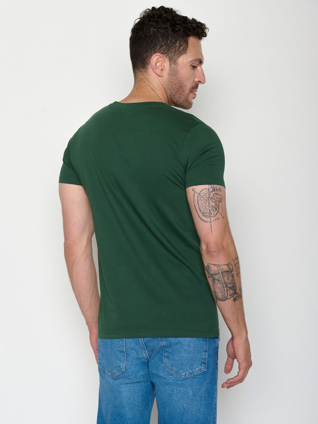 T-Shirt Guide Turtle Walk bottle green von Greenbomb