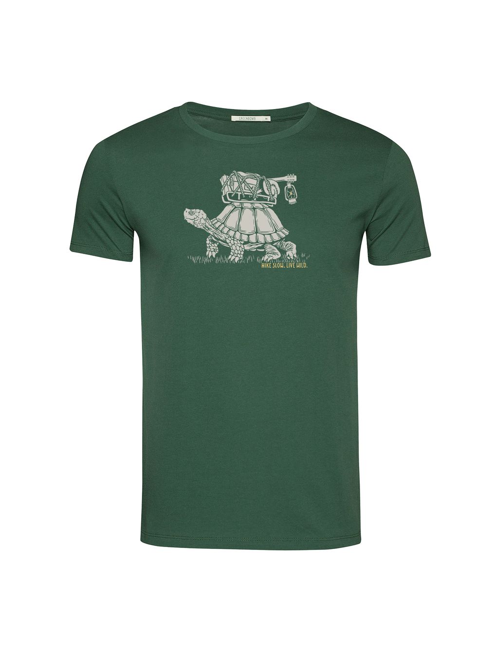 T-Shirt Guide Turtle Walk bottle green von Greenbomb