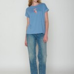 T-Shirt Loony Bird Look glacier blue von Greenbomb
