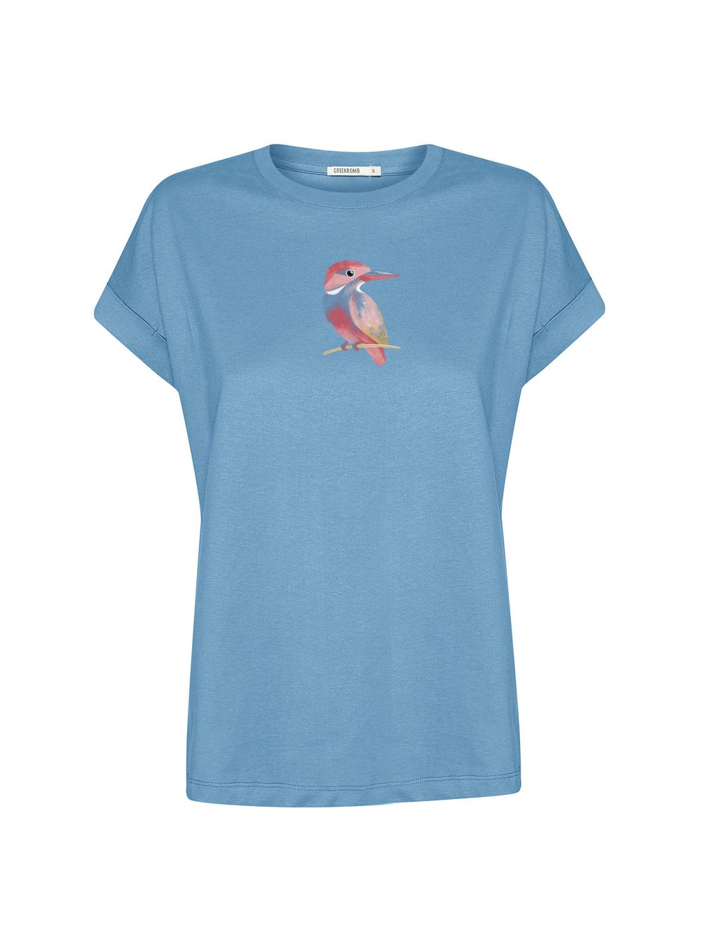 T-Shirt Loony Bird Look glacier blue von Greenbomb