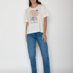 T-Shirt Nova Les Fleurs moonstone von Greenbomb