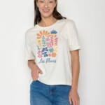 T-Shirt Nova Les Fleurs moonstone von Greenbomb