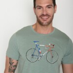 T-Shirt Spice Bike Jacques soft sage von Greenbomb