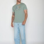 T-Shirt Spice Bike Jacques soft sage von Greenbomb