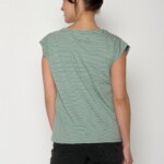 T-Shirt Timid Basic bamboo stripes von Greenbomb