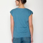 T-Shirt Timid Basic tide stripes von Greenbomb