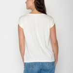 T-Shirt Timid Panther Leaves moonstone von Greenbomb