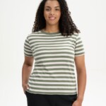 T-Shirt Khira Stripes thymian gestreift von MELAWEAR