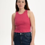 Tanktop Prisha berry melange von MELAWEAR