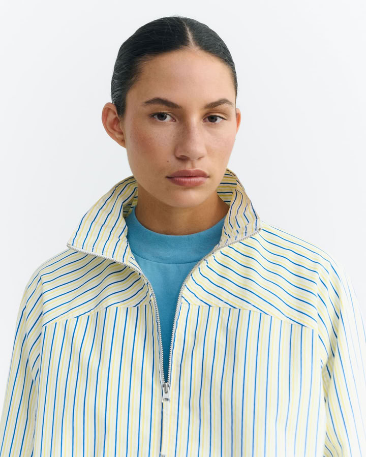 Jacke Monica colliure stripes von Thinking MU