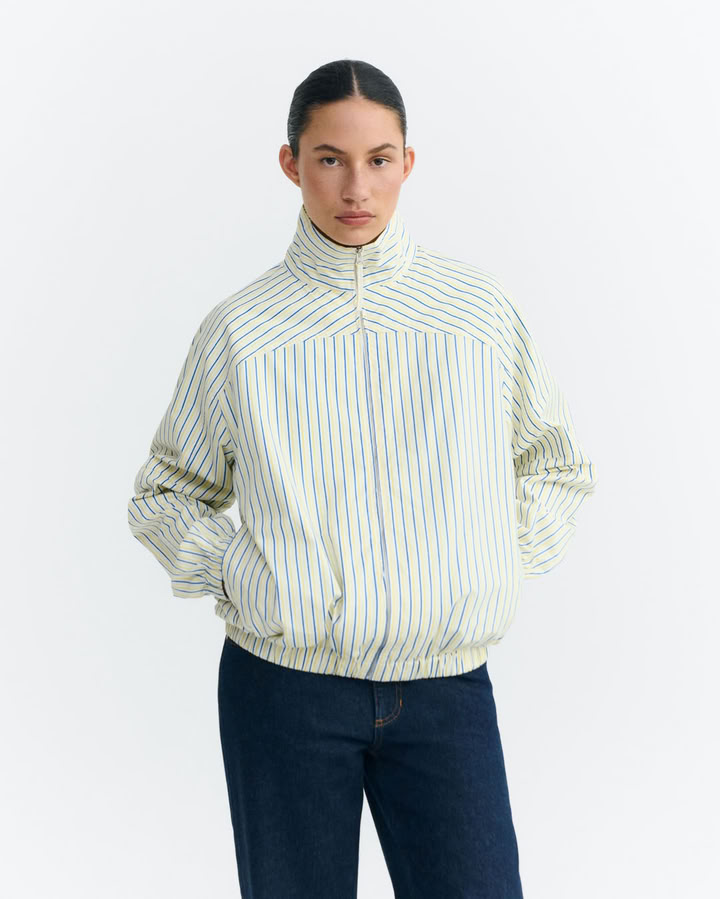 Jacke Monica colliure stripes von Thinking MU