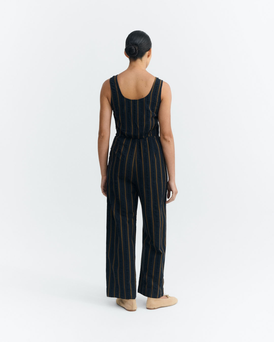 Jumpsuit Raflesia portbou seersucker von Thinking MU