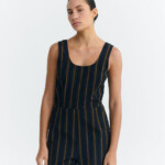 Jumpsuit Raflesia portbou seersucker von Thinking MU