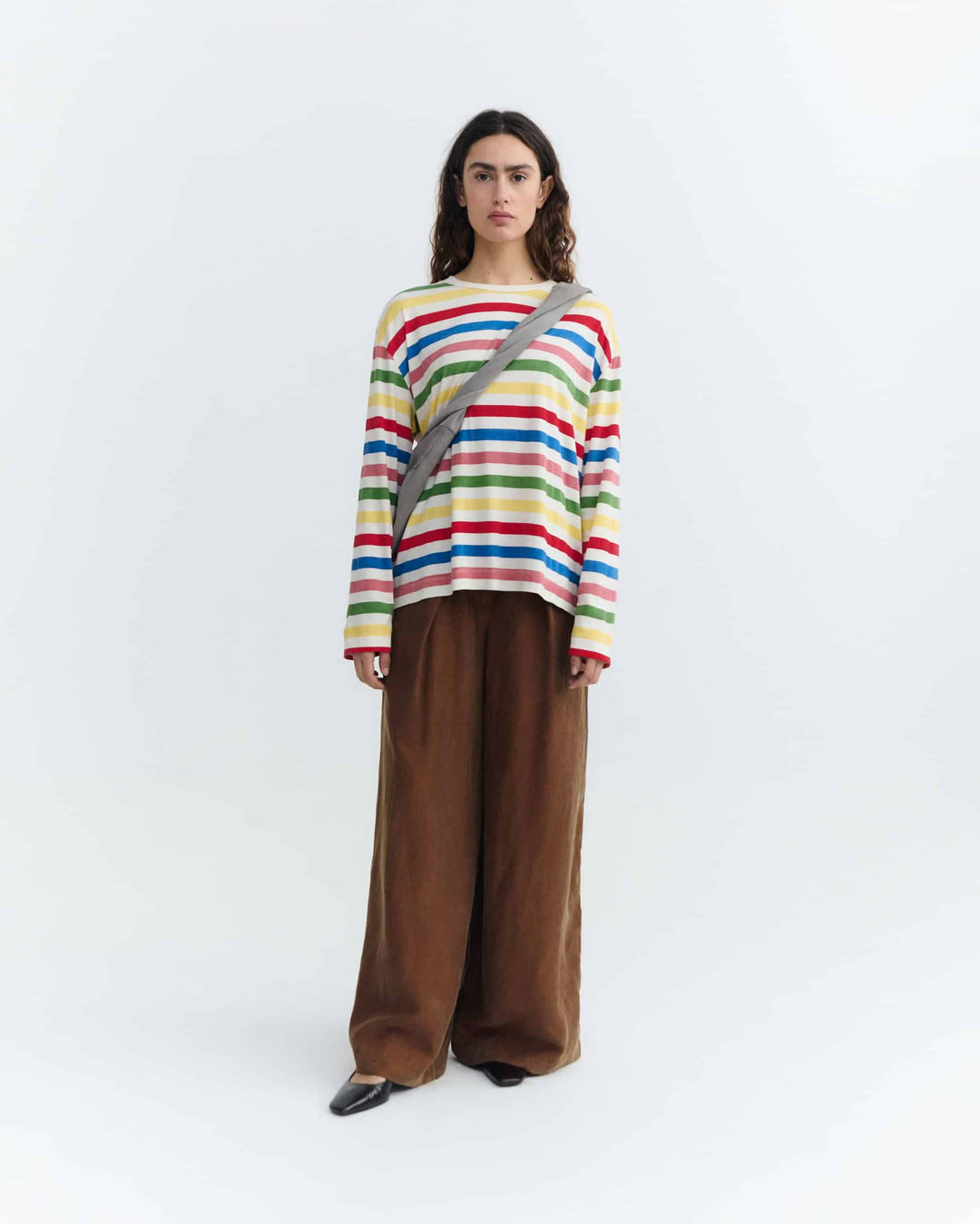 T-Shirt Emily Med Stripes med stripes von Thinking MU