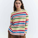 T-Shirt Emily Med Stripes med stripes von Thinking MU