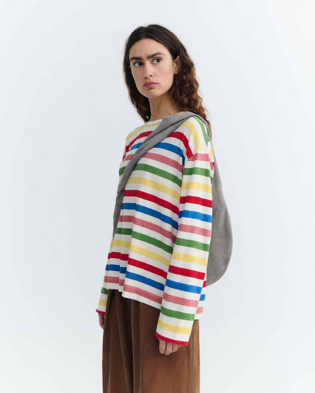 T-Shirt Emily Med Stripes med stripes von Thinking MU