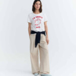 T-Shirt Ida Animal Motel snow white von Thinking MU