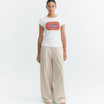 T-Shirt Mirina Sardines snow white von Thinking MU