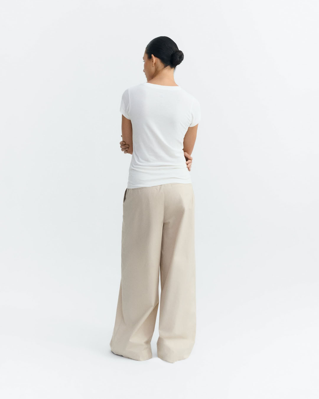 T-Shirt Mirina Sardines snow white von Thinking MU