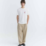 T-Shirt Zach Fisherman snow white von Thinking MU