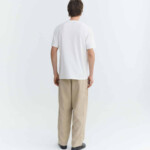 T-Shirt Zach Fisherman snow white von Thinking MU