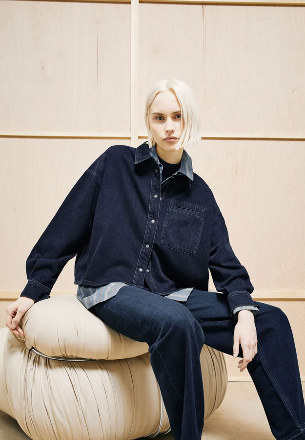 Bluse Nalaani Denim rinse von Armedangels Bluse Nalaani Denim rinse von Armedangels