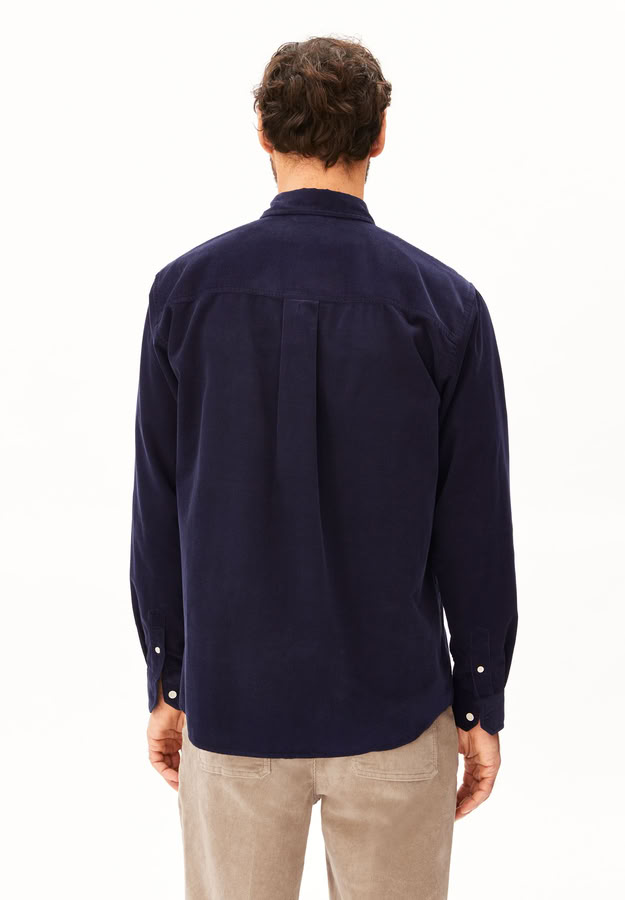 Hemd Corduroy Longsleeve tinted navy von Armedangels Hemd Corduroy Longsleeve tinted navy von Armedangels
