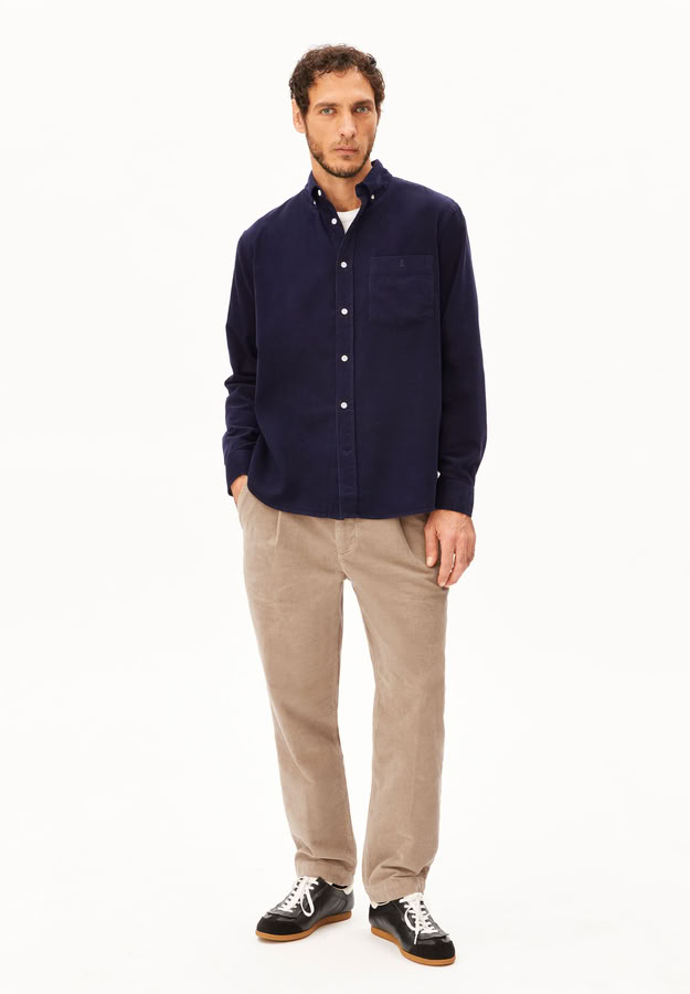 Hemd Corduroy Longsleeve tinted navy von Armedangels Hemd Corduroy Longsleeve tinted navy von Armedangels