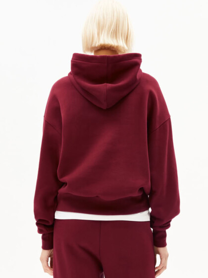 Hoodie Iconic Å Francisaraa velvet red von Armedangels
