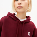 Hoodie Iconic Å Francisaraa velvet red von Armedangels