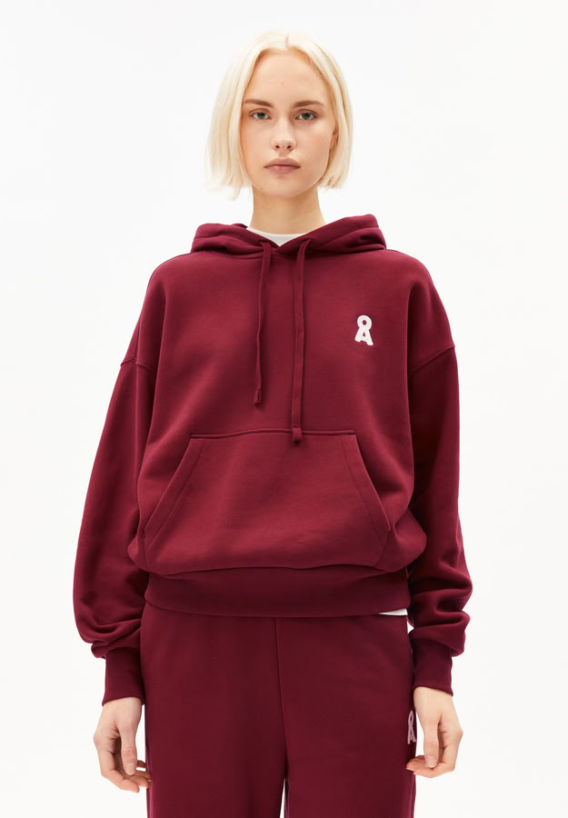 Hoodie Iconic Å Francisaraa velvet red von Armedangels