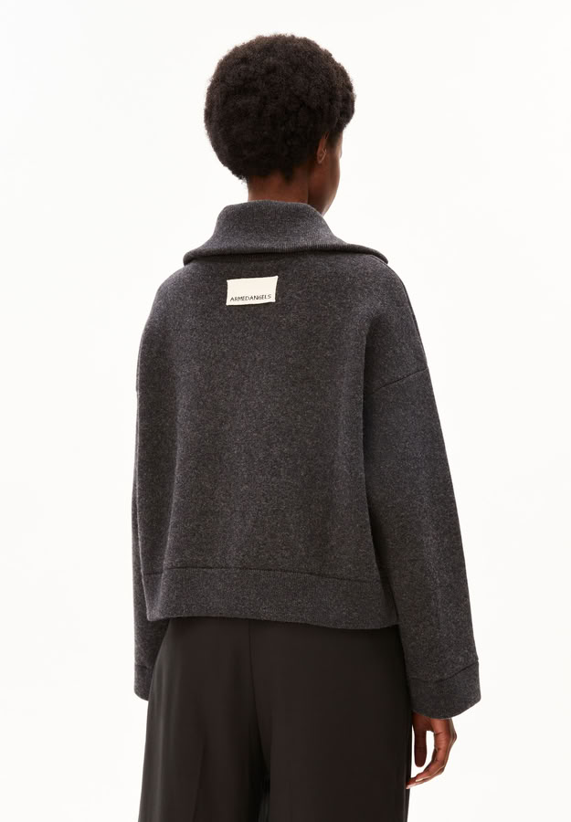 Jacke Cotton Wool Knit steel melange von Armedangels Jacke Cotton Wool Knit steel melange von Armedangels