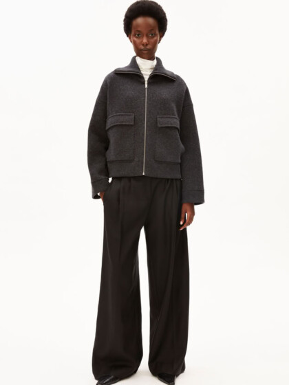 Jacke Cotton Wool Knit steel melange von Armedangels