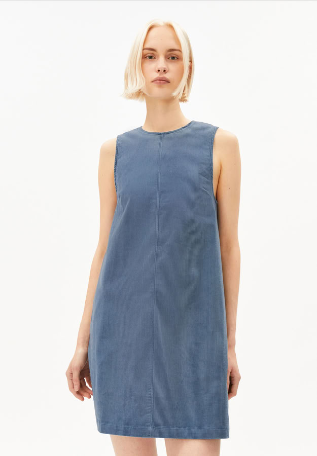 Kleid Corduroy R-Neck Mini dusty moon von Armedangels Kleid Corduroy R-Neck Mini dusty moon von Armedangels