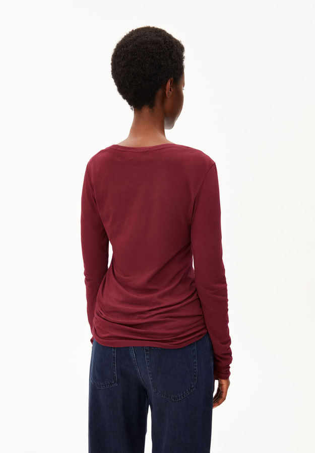 Longsleeve Einiaara Soft velvet red von Armedangels Longsleeve Einiaara Soft velvet red von Armedangels