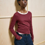 Longsleeve Einiaara Soft velvet red von Armedangels Longsleeve Einiaara Soft velvet red von Armedangels