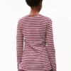 Longsleeve Einiaara Stripe moonlit lilac-velvet red von Armedangels