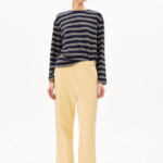 Longsleeve Marynaa Fine Stripe tinted navy-golden hay von Armedangels Longsleeve Marynaa Fine Stripe tinted navy-golden hay von Armedangels