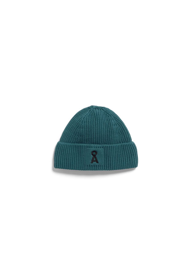 Mütze Iconic Å Nildaao Cotton petrol velvet von Armedangels