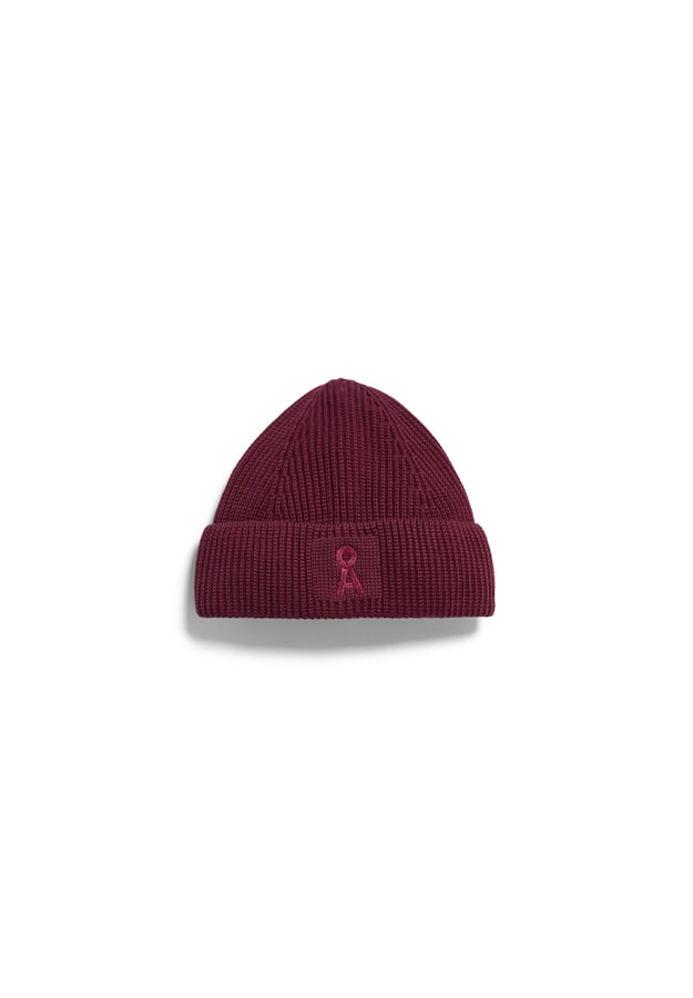 Mütze Iconic Å Nildaao Cotton velvet red von Armedangels
