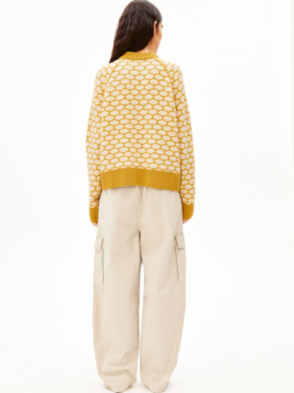 Pullover Wool Multi Dots Knit mosslace-oatmilk von Armedangels Pullover Wool Multi Dots Knit mosslace-oatmilk von Armedangels