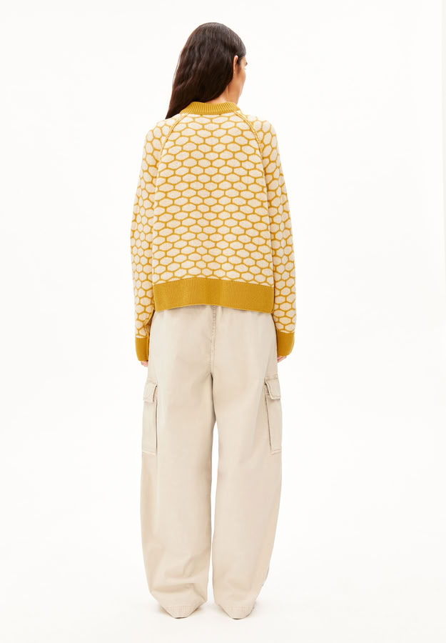 Pullover Wool Multi Dots Knit mosslace-oatmilk von Armedangels Pullover Wool Multi Dots Knit mosslace-oatmilk von Armedangels