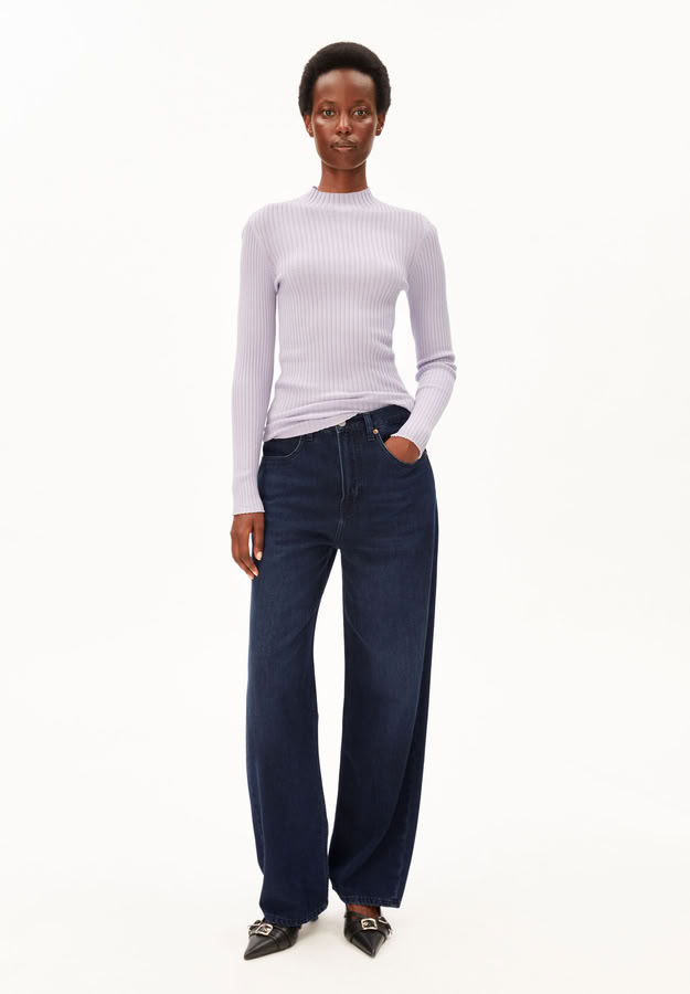 Rippstrick Alaania moonlit lilac von Armedangels Rippstrick Alaania moonlit lilac von Armedangels