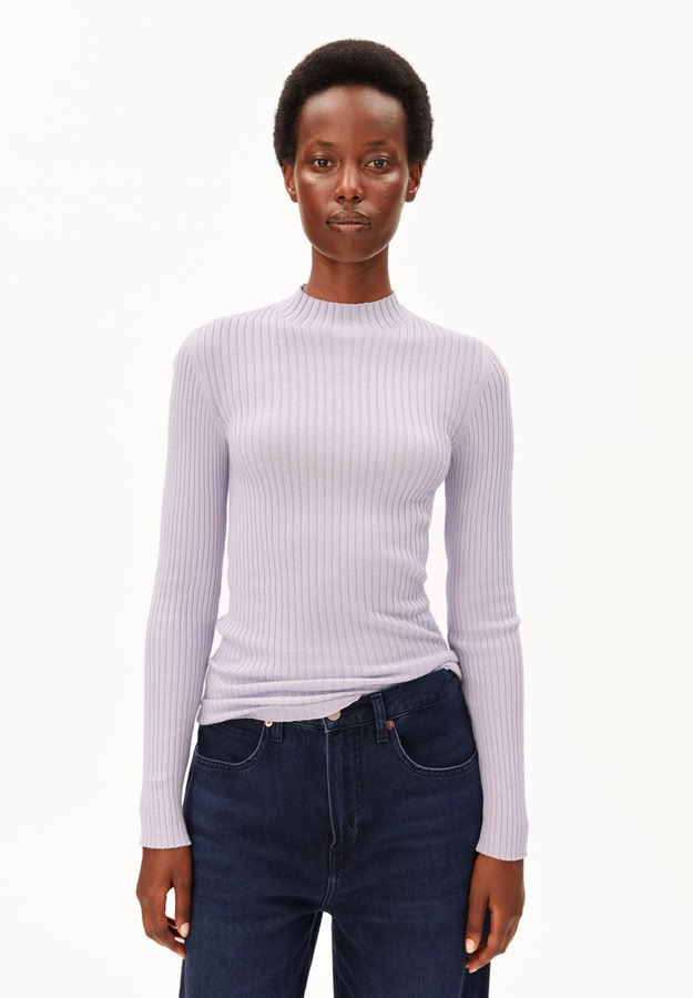Rippstrick Alaania moonlit lilac von Armedangels Rippstrick Alaania moonlit lilac von Armedangels