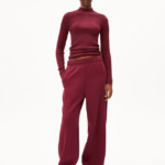 Rippstrick Alaania velvet red von Armedangels Rippstrick Alaania velvet red von Armedangels