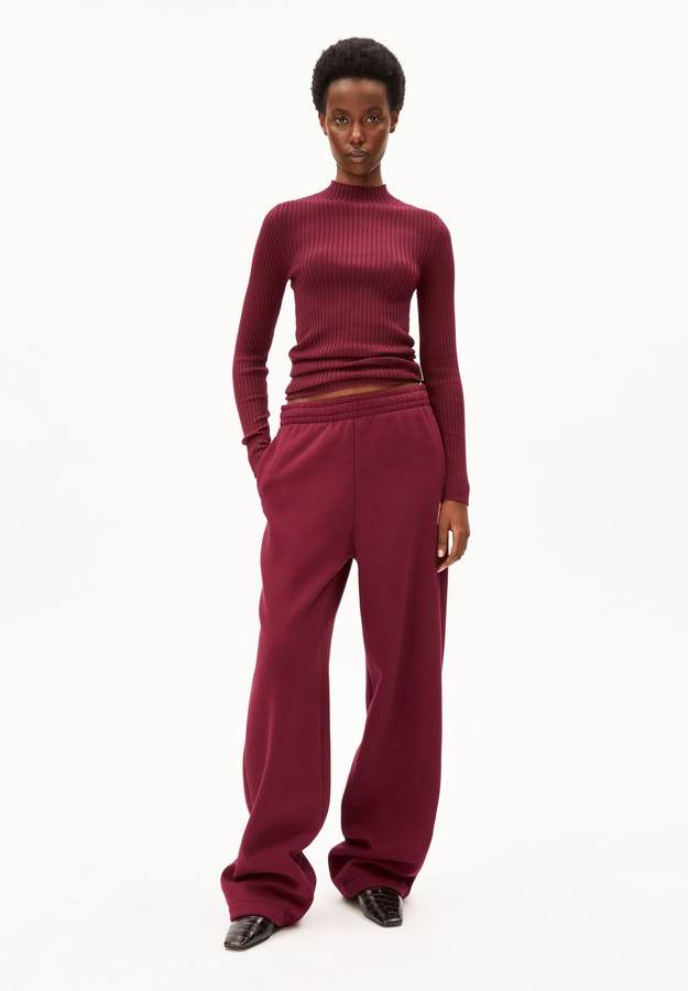 Rippstrick Alaania velvet red von Armedangels Rippstrick Alaania velvet red von Armedangels