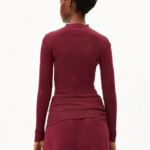 Rippstrick Alaania velvet red von Armedangels Rippstrick Alaania velvet red von Armedangels