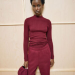 Rippstrick Alaania velvet red von Armedangels Rippstrick Alaania velvet red von Armedangels