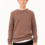 Strickpullover Alvaario earthshade-dark earth-oatmilk von Armedangels Strickpullover Alvaario earthshade-dark earth-oatmilk von Armedangels