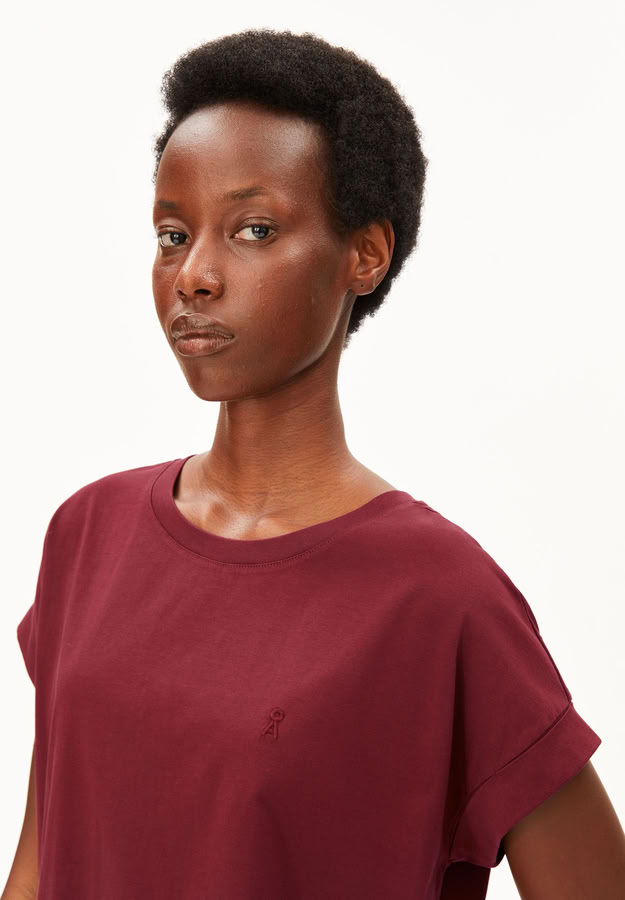 T-Shirt Idaara velvet red von Armedangels T-Shirt Idaara velvet red von Armedangels